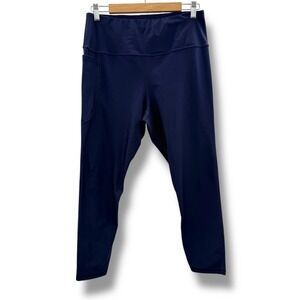 Under Armour HeatGear Compression Leggings Women's 1X Navy Athletic‎ Training